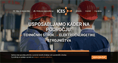 Desktop Screenshot of ices.si