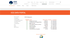 Desktop Screenshot of ecosystemdata.ices.dk