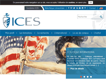 Tablet Screenshot of anciens.ices.fr
